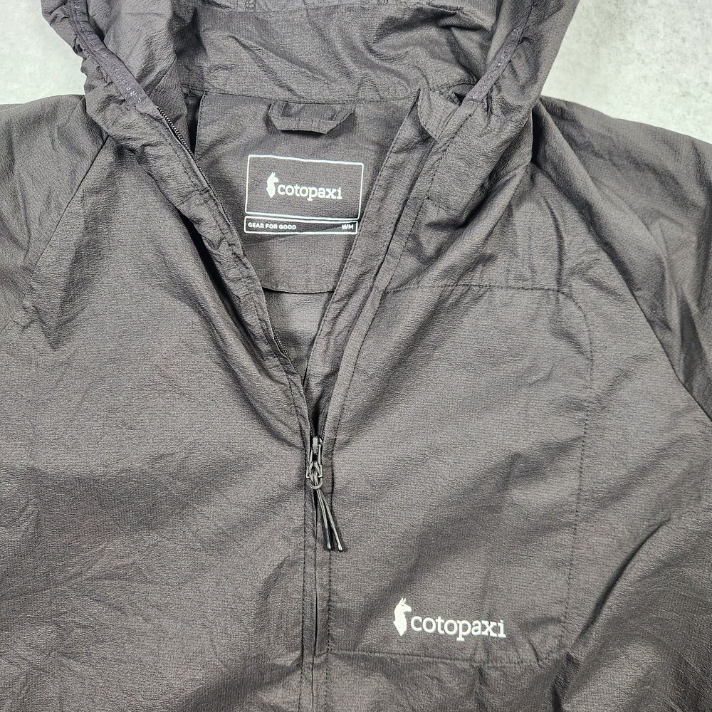 Cotopaxi Jacket Medium Black Paray Ultralight Active Shell Packable Windbreaker - Picture 5 of 12